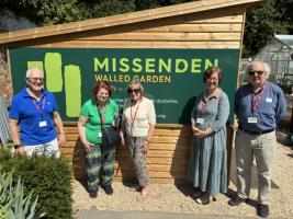 Famous Five visit the Walled Garden